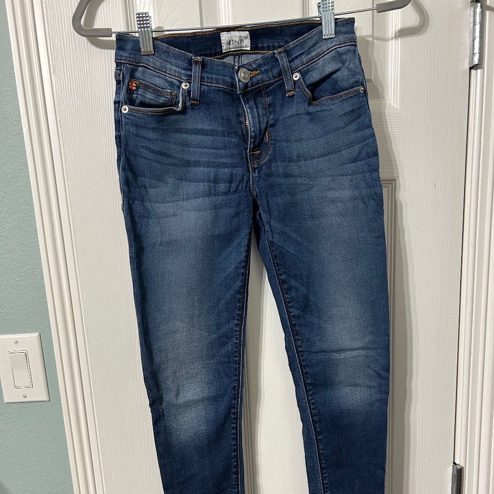 Hudson Super Skinny Ankle Jean (Size 25)